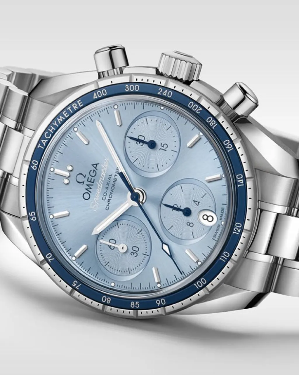Best Speedmaster 38 blå skive 38 mm Til Han