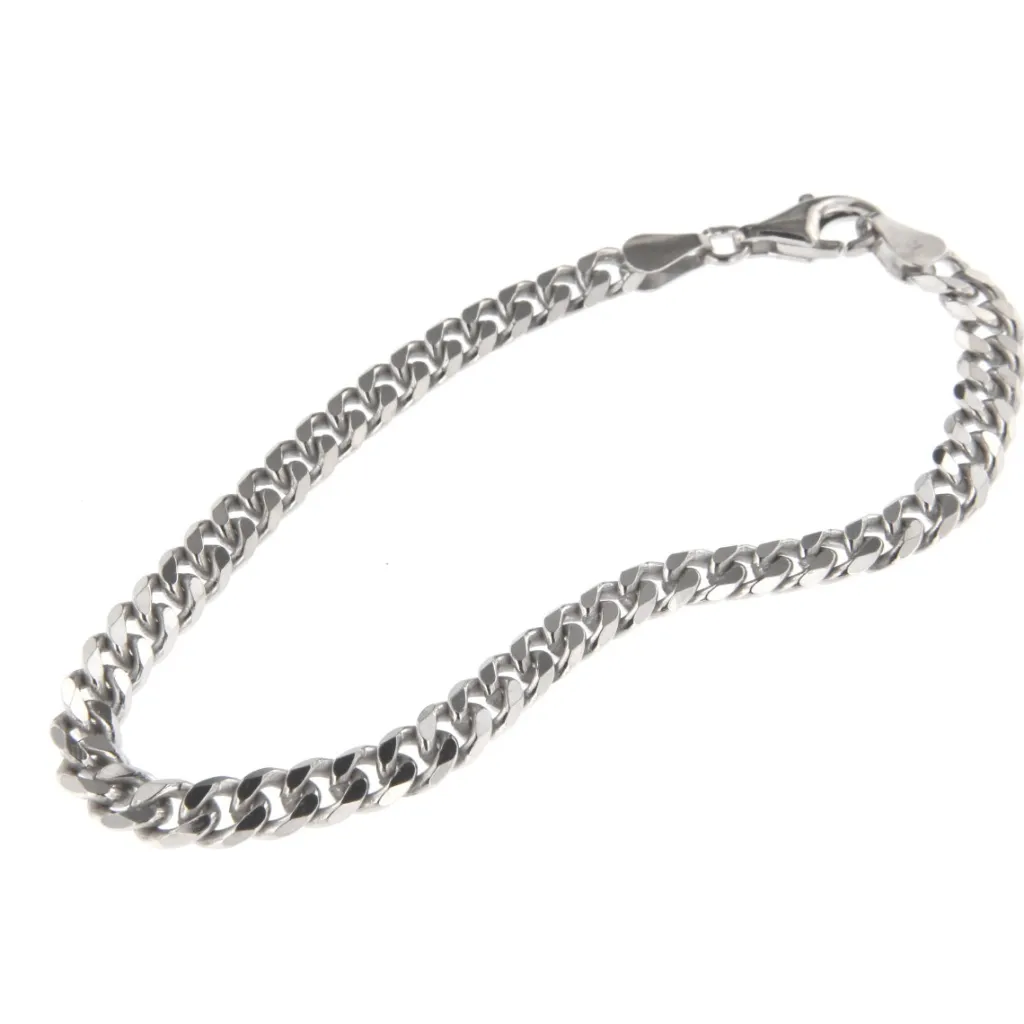 Clearance Panserarmbånd rhodinert sølv 21 cm langt Til Menn | Armbånd