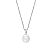 Clearance Perleanheng med diamant 0,05 ct Halssmykker