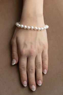 Clearance Perlearmbånd 8,5 mm Armbånd