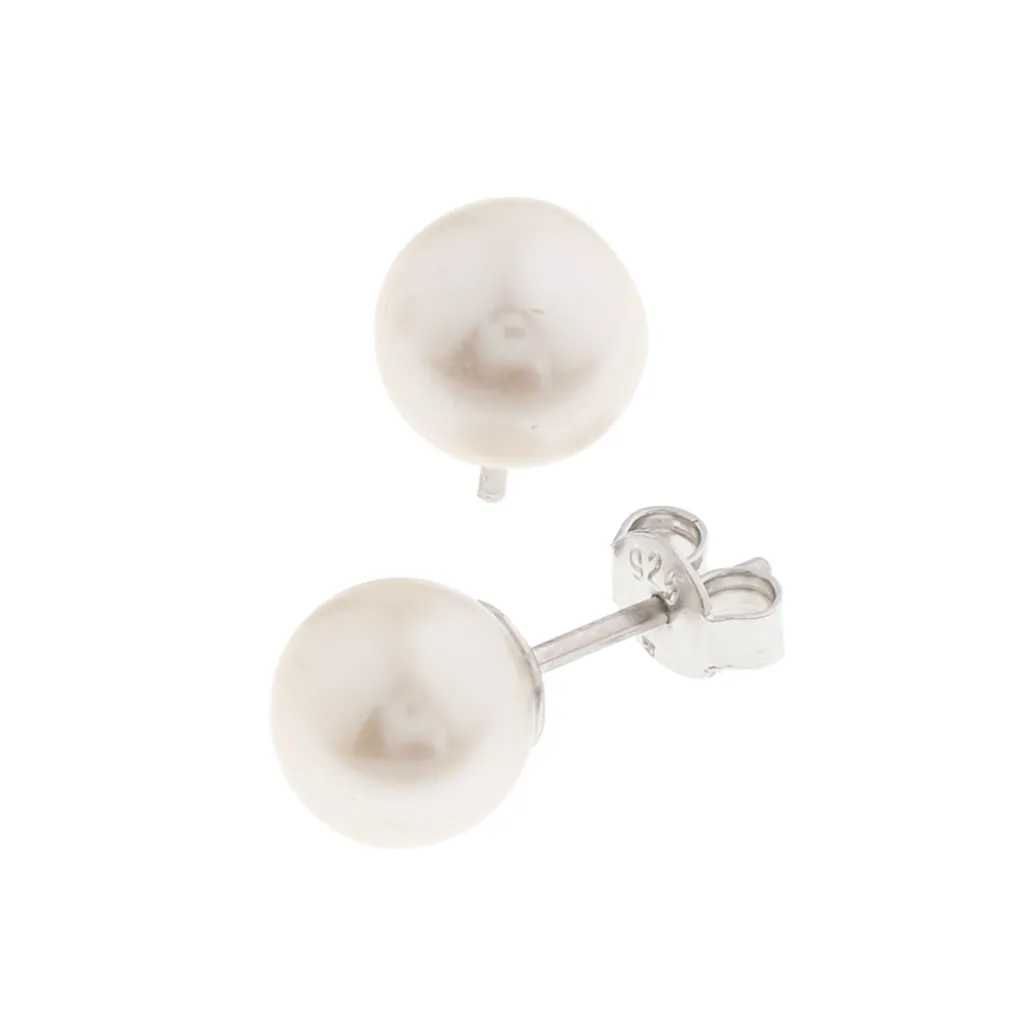 New Perleøredobber 8-8,8 mm med sølvstift Ørepynt