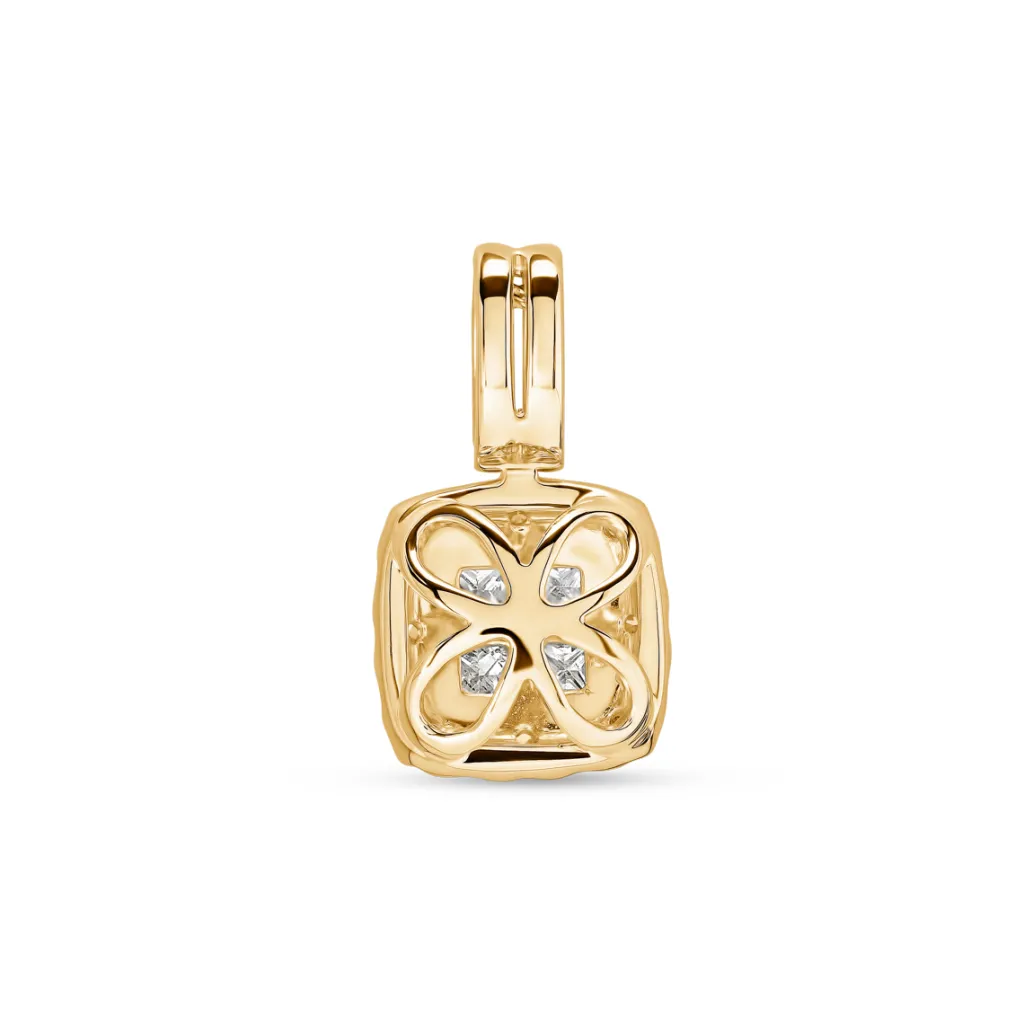 Hot Princess cut anheng 0,65 ct Halssmykker