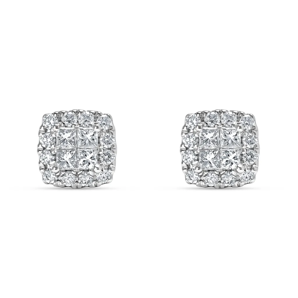 Best Princess cut diamantørepynt 0,50 ct Ørepynt
