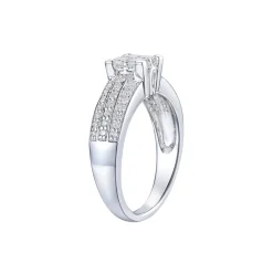 Discount Princess cut diamantring 0,55 ct Ringer