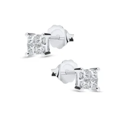 Hot Princess cut ørepynt 0,32 ct Ørepynt