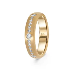 Outlet Promise Design ring gult gull 0,50 ct 5,0mm Ringer