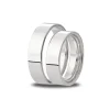 Sale Promise giftering i hvitt gull 5 mm flat Ringer