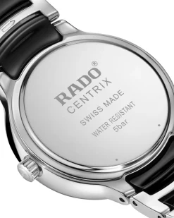 Best Centrix Diamonds Sort skive 30,5mm Klokker Med Diamanter | Til Henne