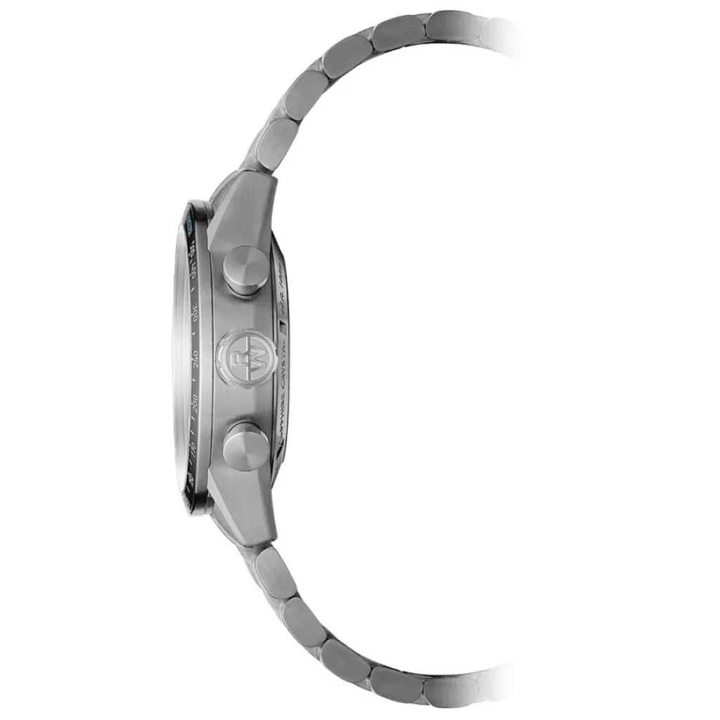 Best Raymod Weil Freelancer svart og turkis 43,5 mm Til Han