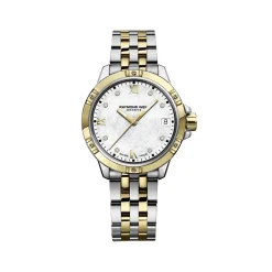 Discount Tango 30 mm 8 diamanter Klokker Med Diamanter | Two Tone Klokker