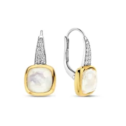 Fashion Ørepynt fra med perlemor og cubic zirkonia Ørepynt