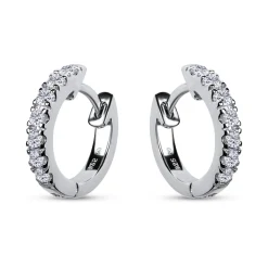 New Øreringer i sølv med cubic zirkonia Ørepynt