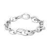 New Rhodinert sølvarmbånd med ovale lenker Armbånd