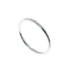 Online Ring i hvitt gull polert modell 1,0 mm Ringer