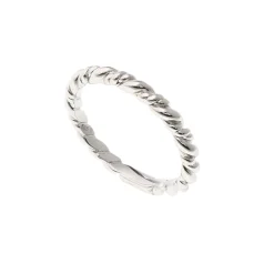 Discount Ring i hvitt gull vridd design Ringer