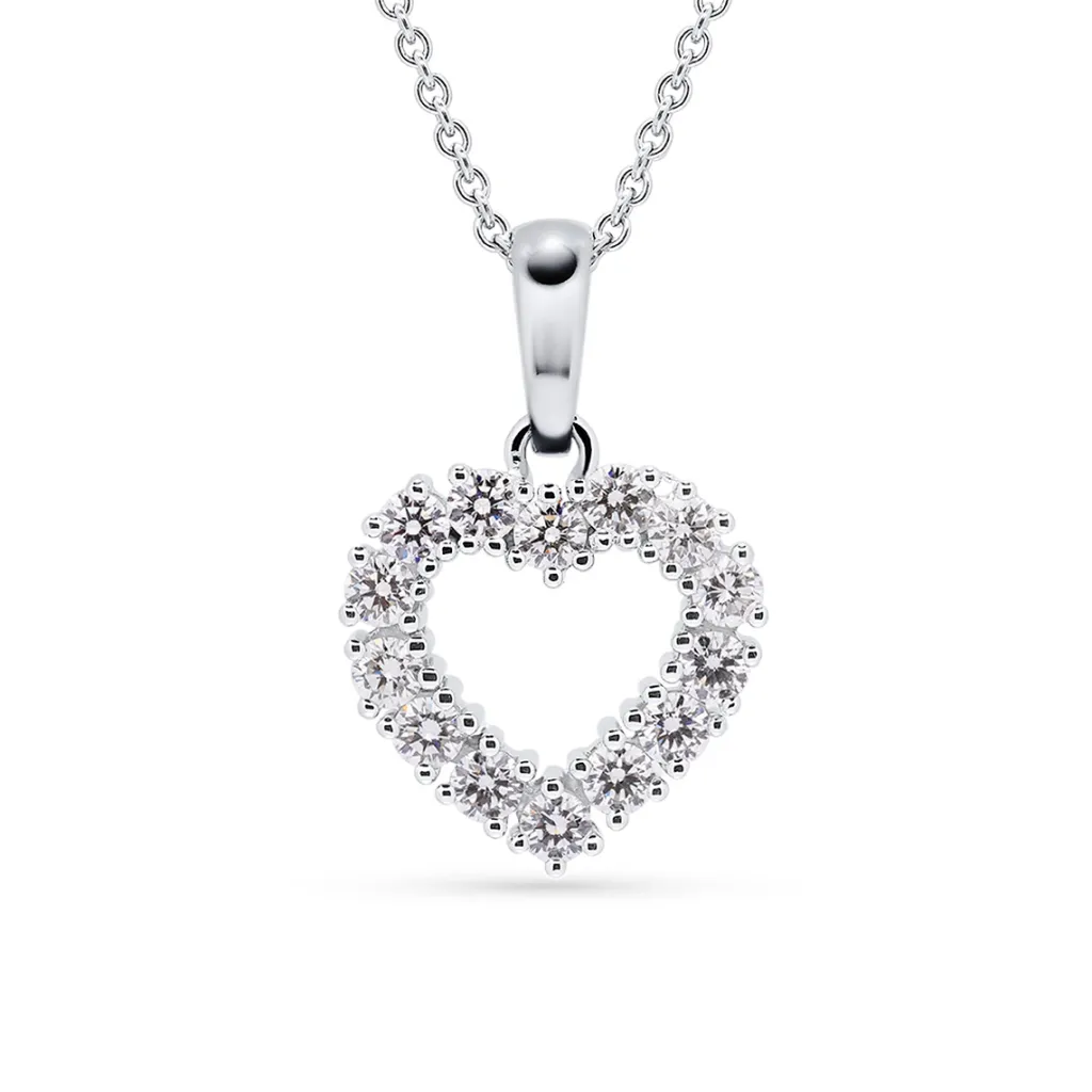 Clearance Romance diamantanheng 0,70ct Halssmykker