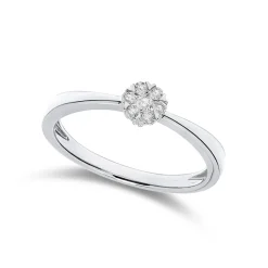 Discount Rose diamantring 0,11ct Ringer