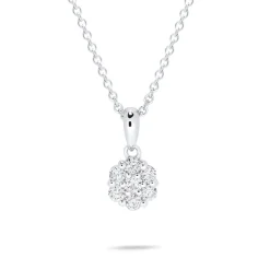 Online Rosettanheng 0,20 carat Halssmykker
