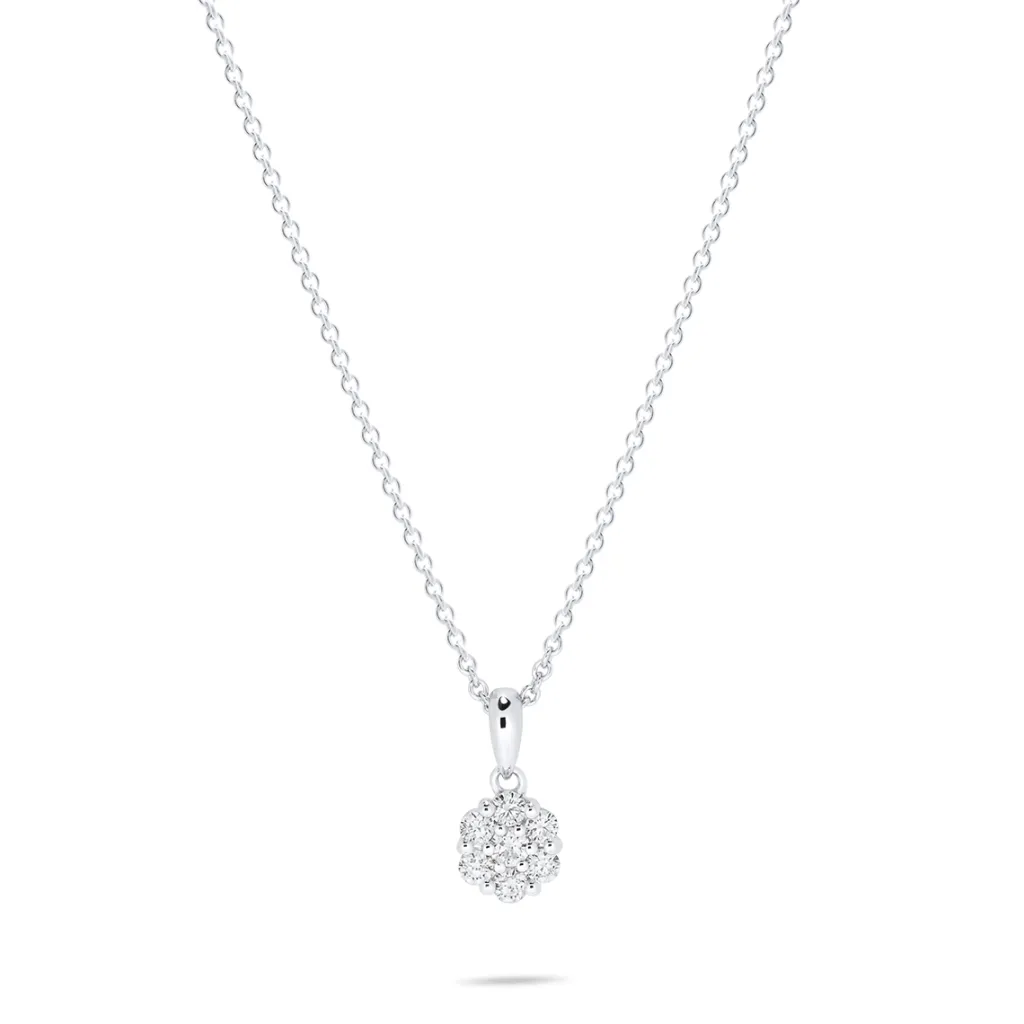 Online Rosettanheng 0,20 carat Halssmykker
