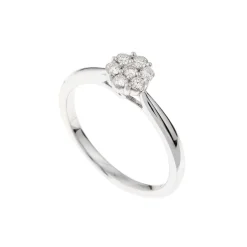 Sale Rosettring med diamanter 0,24 ct Ringer
