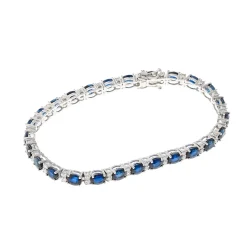 New Safir og diamantarmbånd Armbånd