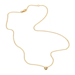 Fashion Sari anheng i gult gull med diamant 0,10 ct Halssmykker