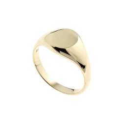 Outlet Signet ring gult gull Ringer