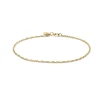 Outlet Singapore armbånd gult gull 1,4mm Armbånd