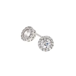 Discount Sølvøredobber med cubic zirkonia Ørepynt