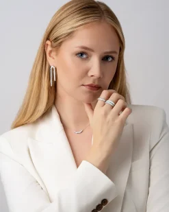 New Sølvørepynt hengende med cubic zirkonia Ørepynt
