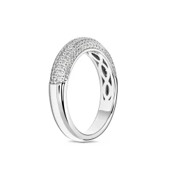 New Sølvring med cubic zirkonia Ringer