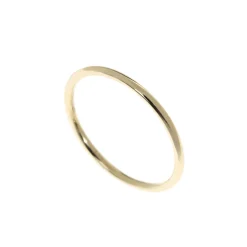 Clearance Smal ring i gult gull 1,0 mm Ringer