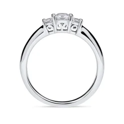 Hot 3-stens diamantring 0,33ct Ringer