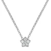 Hot Stjerneformet diamantsmykke 0,06 ct i hvitt gull Halssmykker