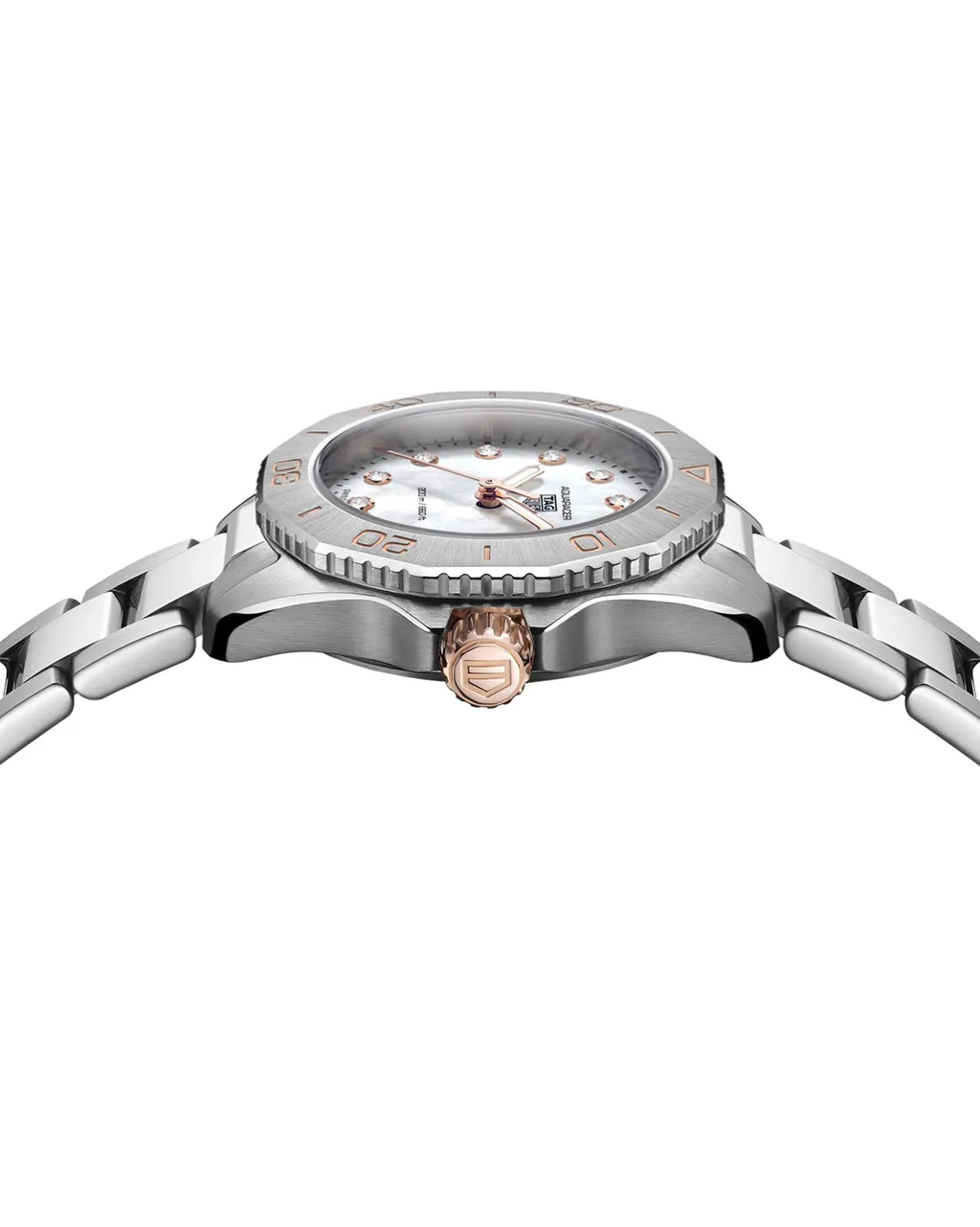 New Aquaracer perlemor med diamanter 30 mm Klokker Med Diamanter | Dykkerklokker