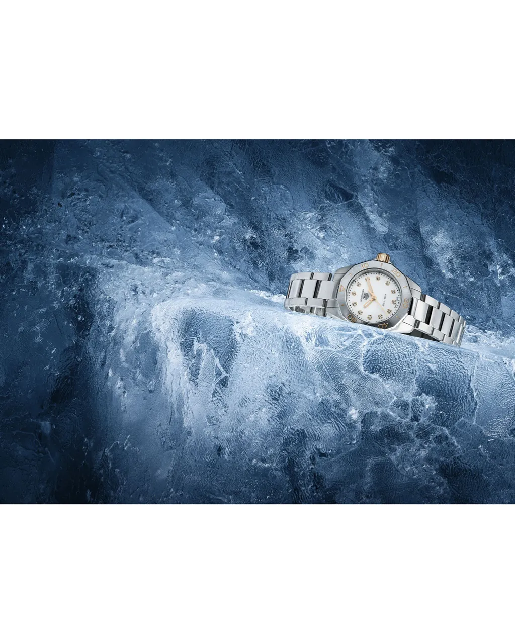 New Aquaracer perlemor med diamanter 30 mm Klokker Med Diamanter | Dykkerklokker