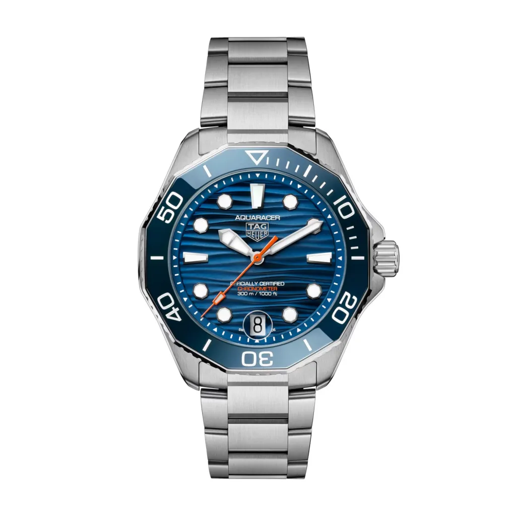 Outlet Aquaracer Professional 300 Date blå 42 mm Til Han