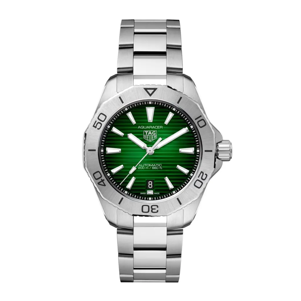 Best Aquaracer Professional grønn 40 mm Dykkerklokker | Til Han