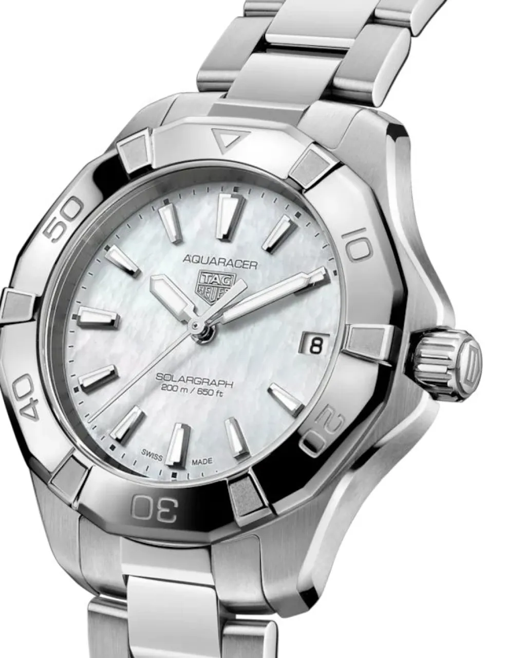 Online Aquaracer Professional 200 hvit perlemor 34 mm Til Henne