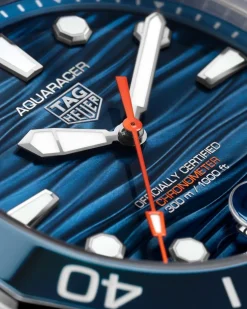 Outlet Aquaracer Professional 300 Date blå 42 mm Til Han