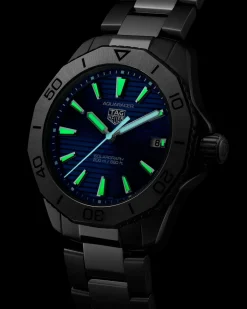Clearance Aquaracer Professional 200 Solargraph blå 40 mm Dykkerklokker | Til Han