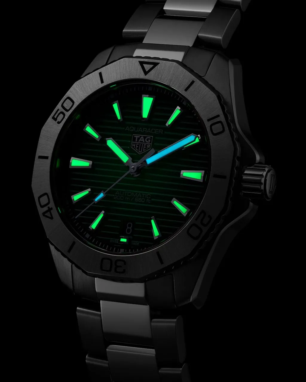 Best Aquaracer Professional grønn 40 mm Dykkerklokker | Til Han