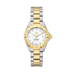 Clearance Aquaracer Quartz 27 mm Klokker Med Diamanter | Dykkerklokker