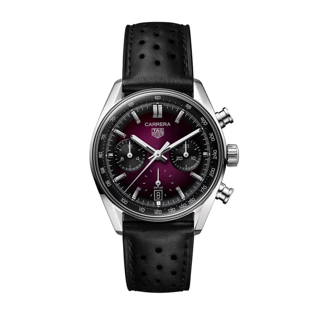 Clearance Carrera Chronograph smokey purple 39 mm Til Henne | Til Han