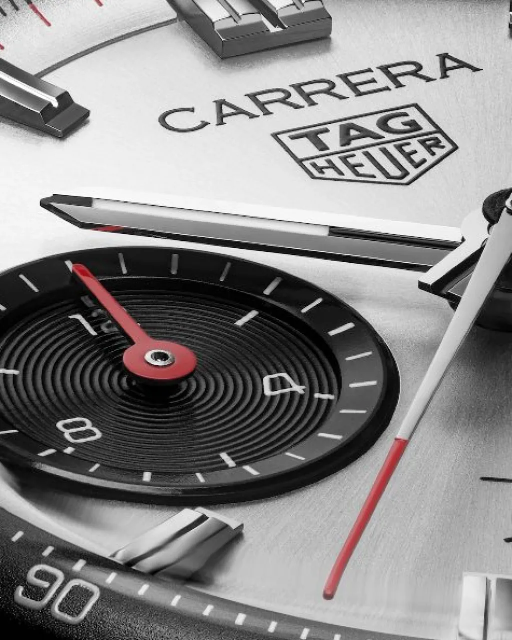 Outlet Carrera Chronograph steel 39 mm Til Han