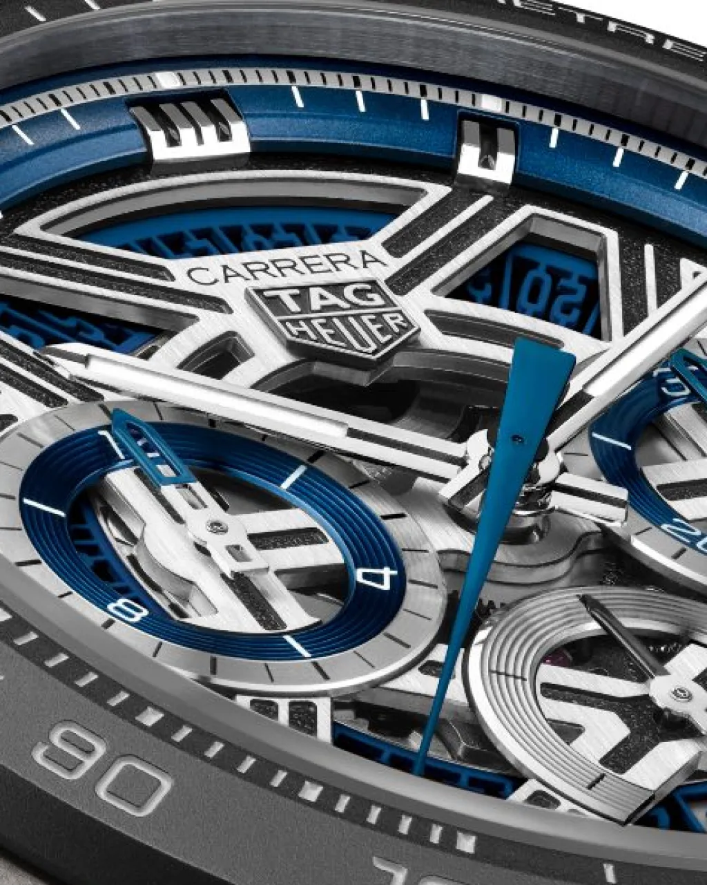 Hot Carrera Chronograph Extreme Sport blå 44 mm Til Han