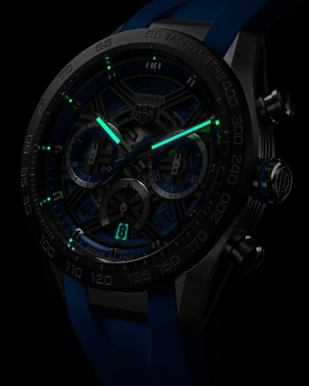 Hot Carrera Chronograph Extreme Sport blå 44 mm Til Han
