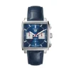 Outlet Monaco Chronograph blå 39 mm Til Han