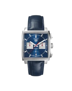 Outlet Monaco Chronograph blå 39 mm Til Han