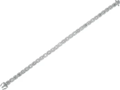 Sale Tennisarmbånd 4,00 ct med smaragdslip Armbånd